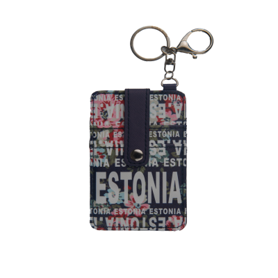 Kaarditasku lilleline Estonia sinine