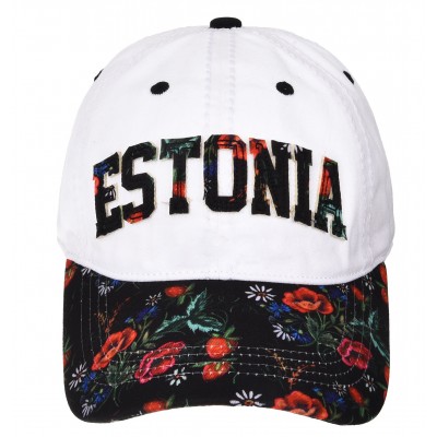 Estonia lilleline Muhu nokamüts 
