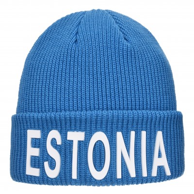 Talvemüts pibo Estonia sinine