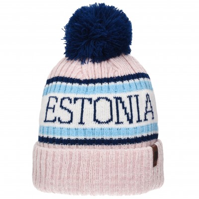 Talvemüts tutiga roosa Estonia