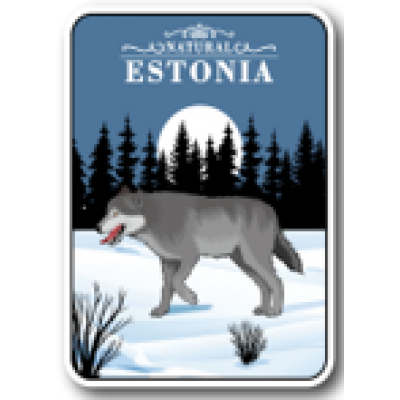 Magnet Estonia hundiga