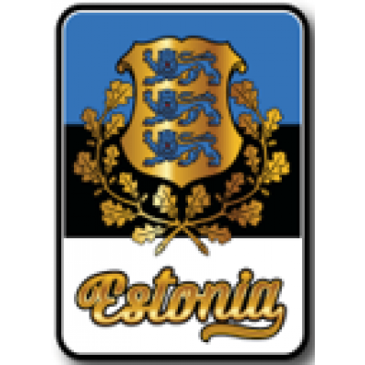 Magnet Estonia lipu ja vapiga