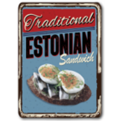 Magnet Traditional Estonian sandwich
