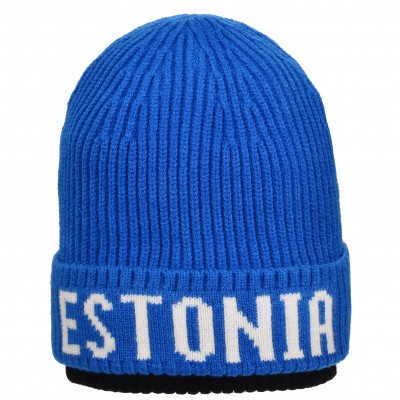 Talvemüts sinine Estonia voodriga