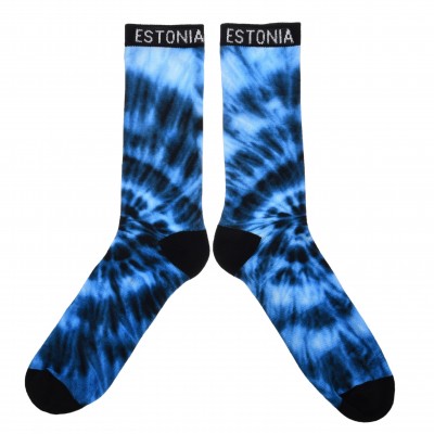 Meeste sokid Estonia tie-dye sinine